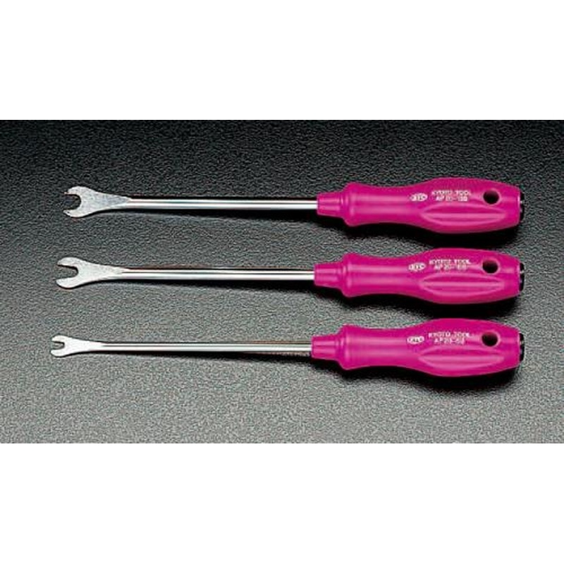 エスコ EA604CB 3本組クリップツールセット(ストレート) 1個（ご注文単位1個）【直送品】