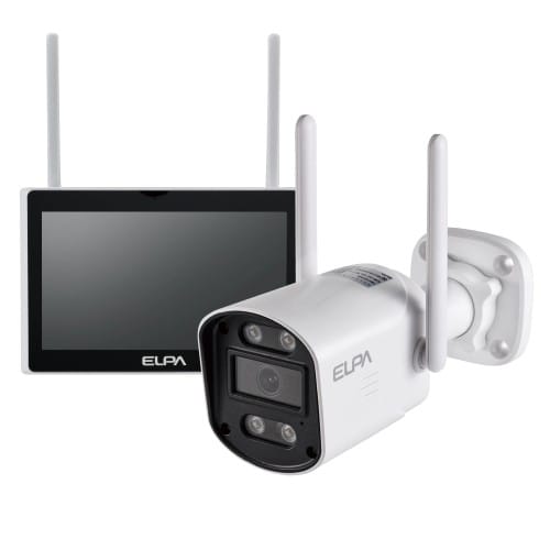 エスコ EA864CD-451 防犯カメラ・モニターセット 1セット （ご注文単位1セット）【直送品】