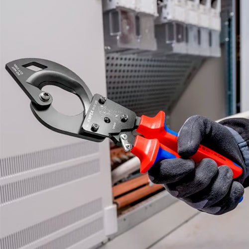 エスコ EA585KR-1A φ32mm/250mm ケーブルカッター(ラチェット式) 1本 (ご注文単位1本)【直送品】