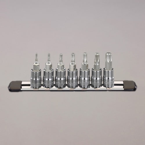 エスコ EA687AM-300A 1/4DR/T8-T40 [TORX]ビットソケットセット 1セット （ご注文単位1セット）【直送品】