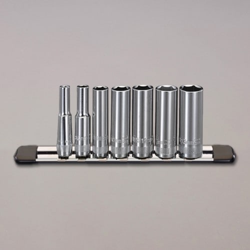 エスコ EA687AT-1 1/4DR/5-13mm ディープソケットセット 1セット （ご注文単位1セット）【直送品】