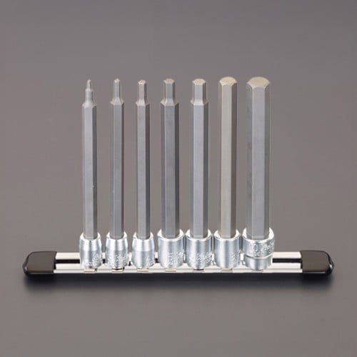 エスコ EA618AT-100A 1/4DR/ 2-10mm [INHEX]ソケットセット 1セット （ご注文単位1セット）【直送品】