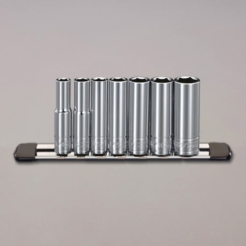 エスコ EA687AT-100A 1/4DR/1/4-1/2ディープソケットセット(インチ) 1セット （ご注文単位1セット）【直送品】