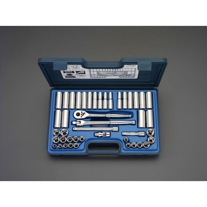 エスコ EA617CC-59 3/8”DRソケットレンチセット 1個（ご注文単位1個）【直送品】