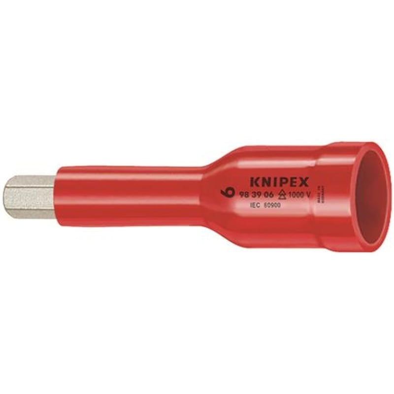 エスコ EA640LK-6 3/8”DRx6mm［INHEX]ビットソケット(絶縁) 1個（ご注文単位1個）【直送品】