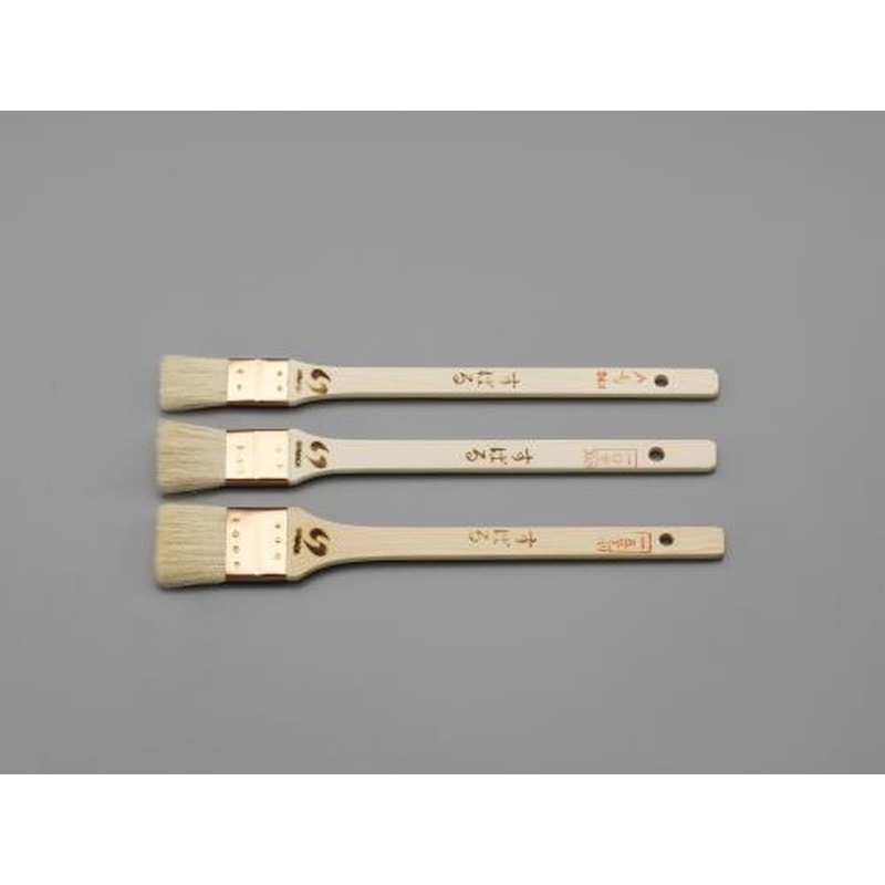 エスコ EA109HN-4 3本組目地用刷毛 1個(ご注文単位1個)【直送品】