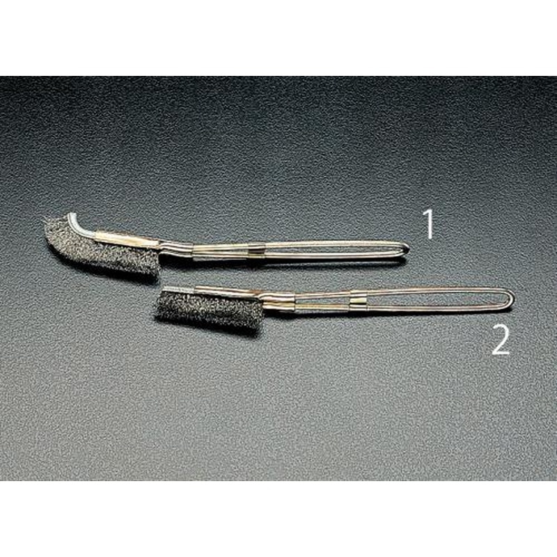 エスコ EA109GC-1 230mmブラシ(ステンレス製/曲) 1個（ご注文単位1個）【直送品】