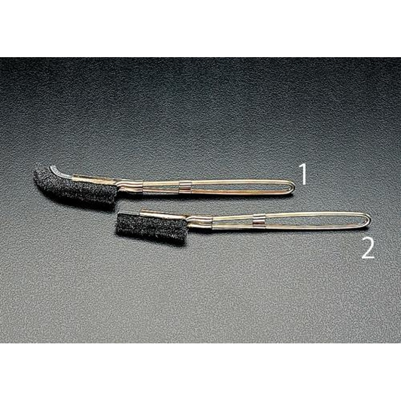 エスコ EA109GD-1 230mmブラシ(スチール製/曲) 1個（ご注文単位1個）【直送品】