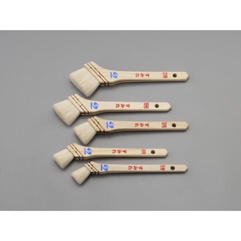 エスコ EA109HG-9 5本組ラック・ニス用刷毛 1個（ご注文単位1個）【直送品】