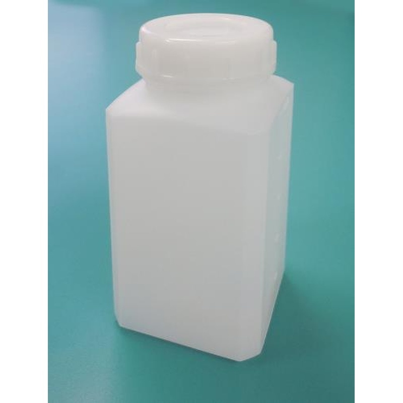 エスコ EA508AF-3 70x70x153mm/0.50L角型広口ポリ容器 1個(ご注文単位1個)【直送品】