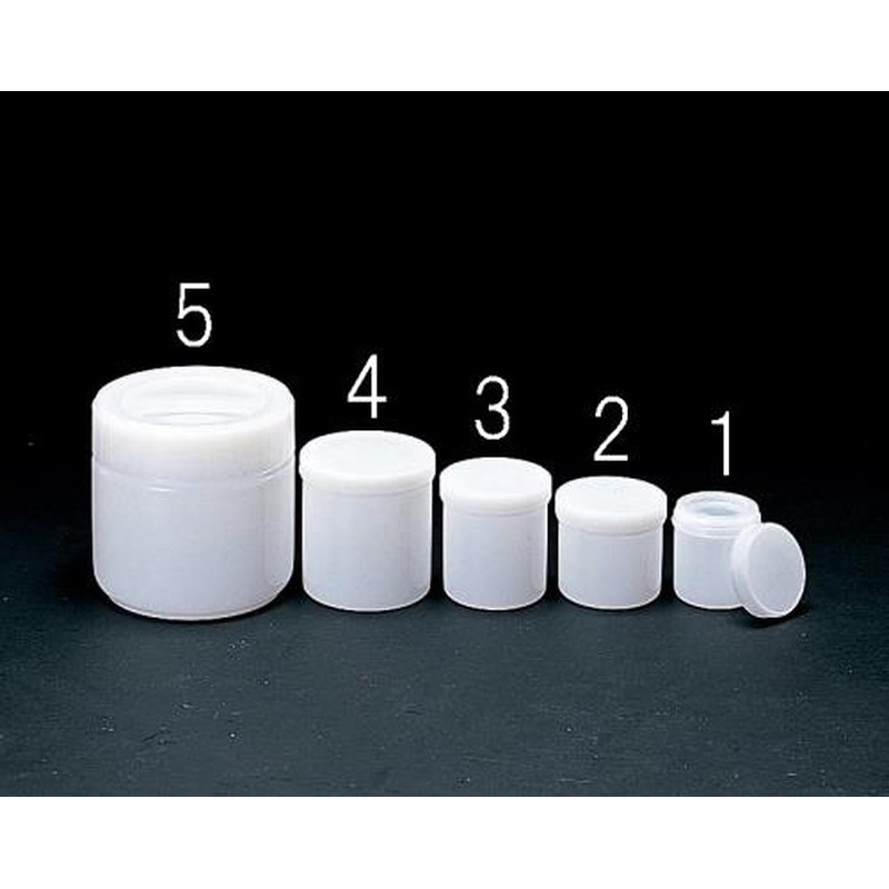 エスコ EA508AL-5 φ184x179mm/3600ml高密閉型ポリ容器 1個(ご注文単位1個)【直送品】