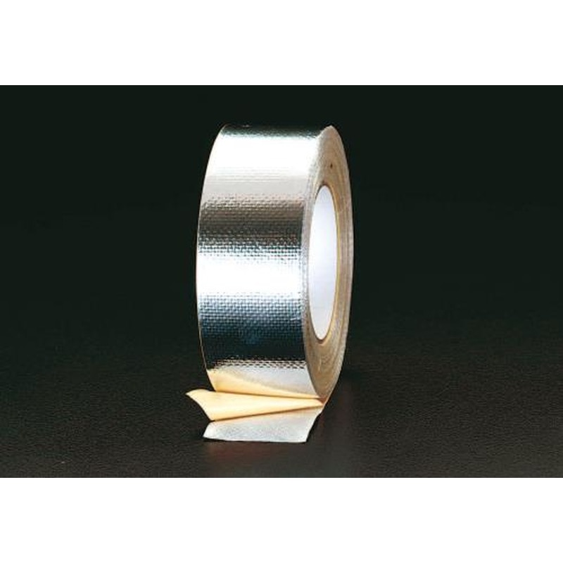 エスコ EA944SF-38 38mmx10mアルミガラスクロス粘着テープ 1個（ご注文単位1個）【直送品】