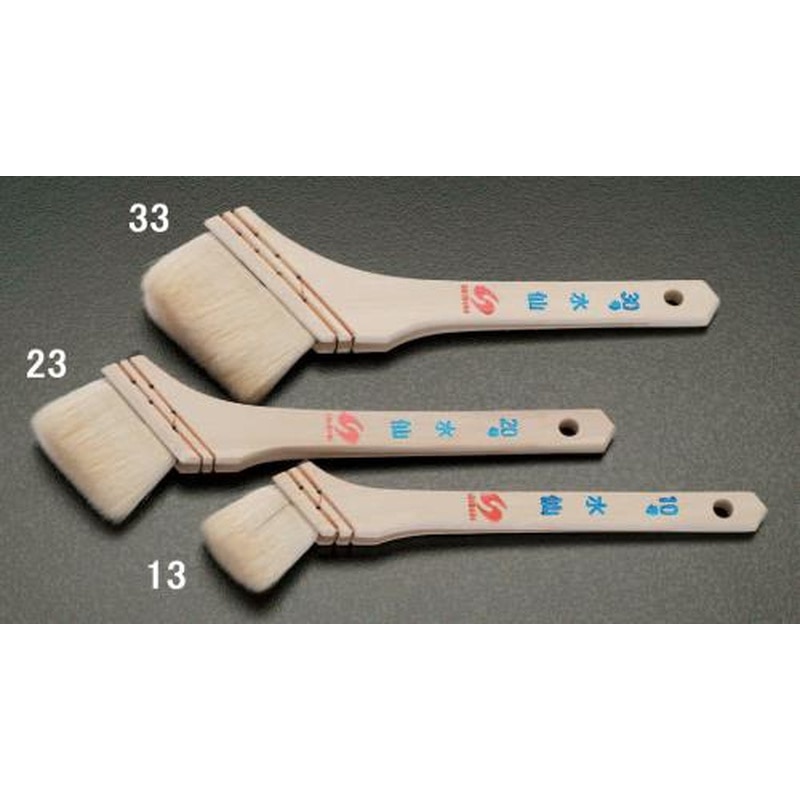 エスコ EA109M-13 10号ニス用刷毛 1個（ご注文単位1個）【直送品】