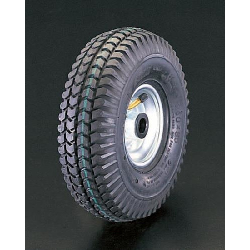 エスコ EA986MW-261 260x85mm車輪(空気入・スチールリム・ベアリング) 1個(ご注文単位1個)【直送品】