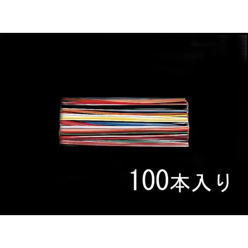 エスコ EA475V-1 4.0x120mmビニタイ(PVC/100本) 1個（ご注文単位1個）【直送品】