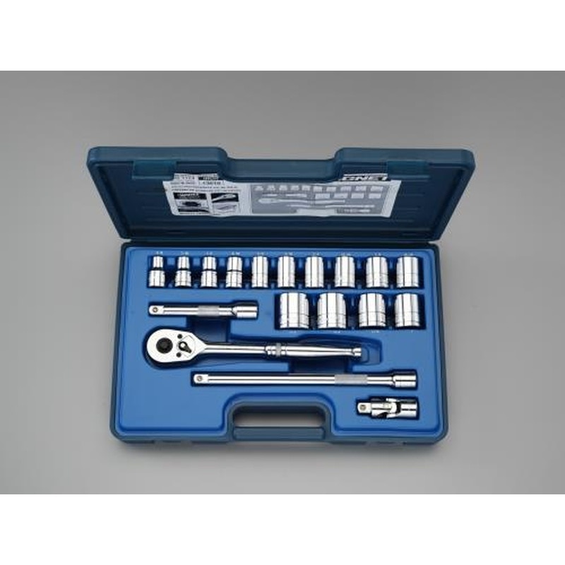 エスコ EA617DC-56 1/2”DRソケットレンチセット 1個（ご注文単位1個）【直送品】