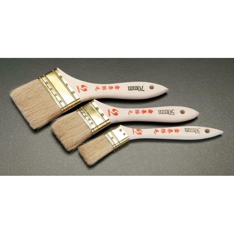 エスコ EA109MA 3本組防水塗料用刷毛 1個（ご注文単位1個）【直送品】