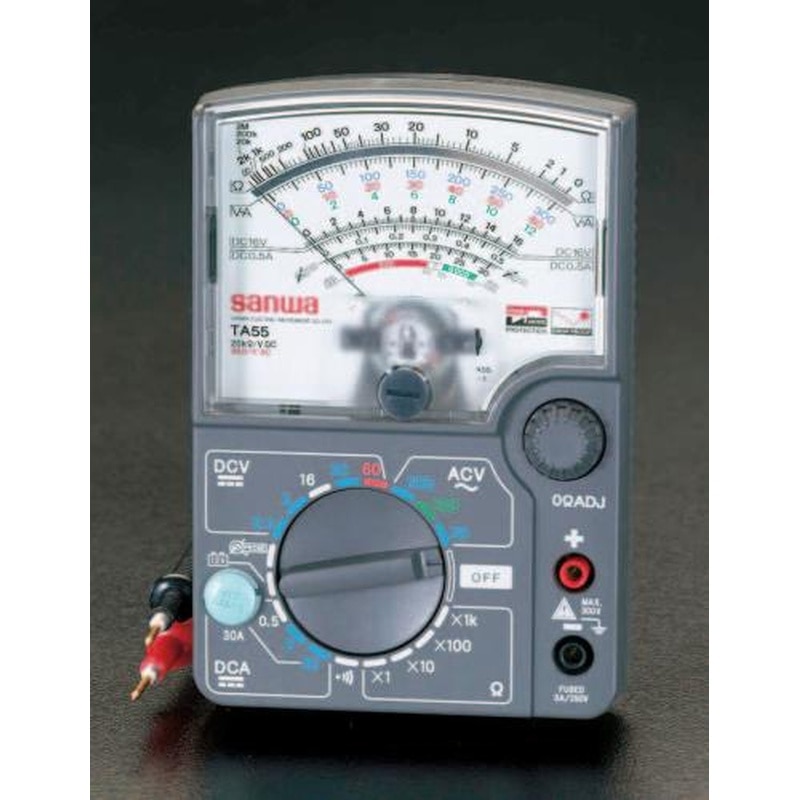 エスコ EA707G-14 アナログマルチテスター 1個（ご注文単位1個）【直送品】