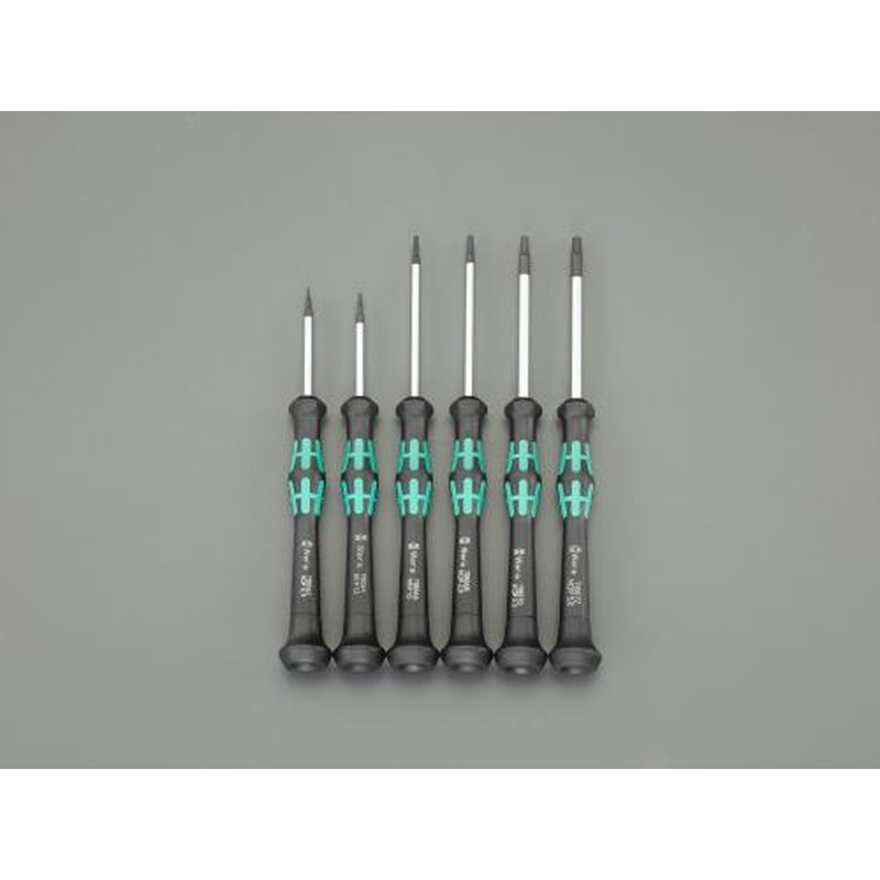 エスコ EA550MF-100 0.9-3.0mm/6本組［Hexagon]ドライバー(精密用) 1個（ご注文単位1個）【直送品】