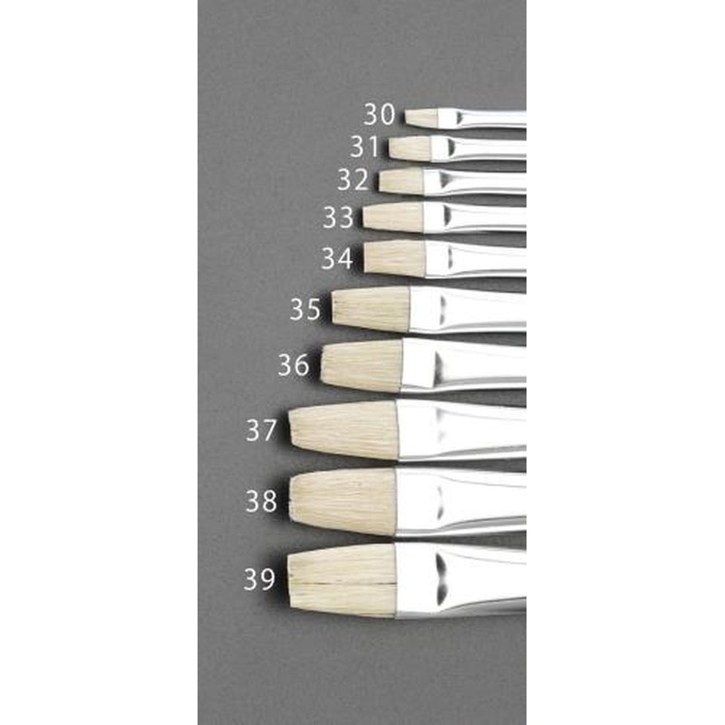 エスコ EA109MK-34 5号画筆(白豚毛) 1個(ご注文単位1個)【直送品】