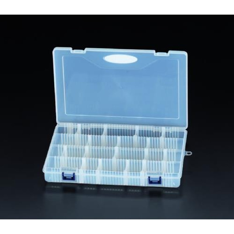 エスコ EA508KD-26 275x185x39mmパーツケース(クリアー) 1個(ご注文単位1個)【直送品】