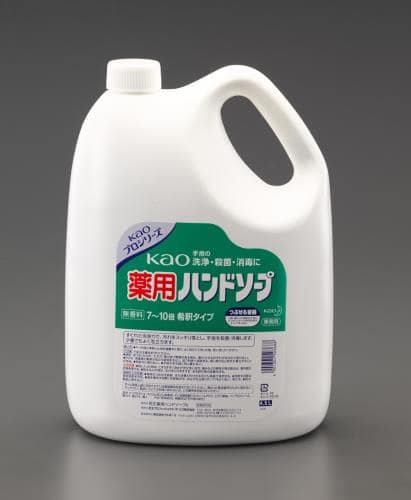 エスコ EA922KC-20A 4.5Lx3個 ハンドソープ・薬用 1箱 （ご注文単位1箱）【直送品】