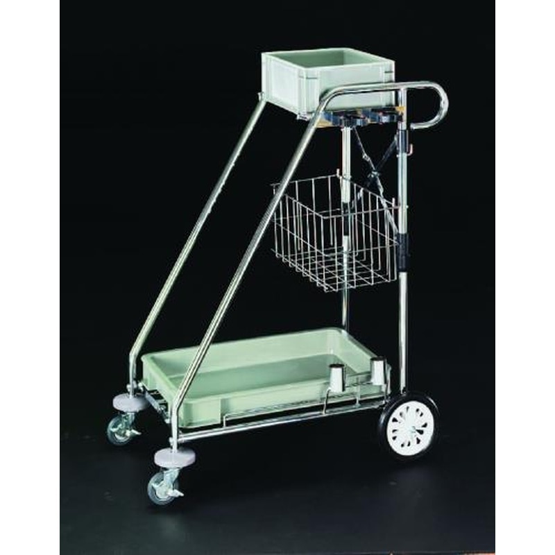 エスコ EA928CE-3 516x820x1033mmビルメンカート 1個（ご注文単位1個）【直送品】