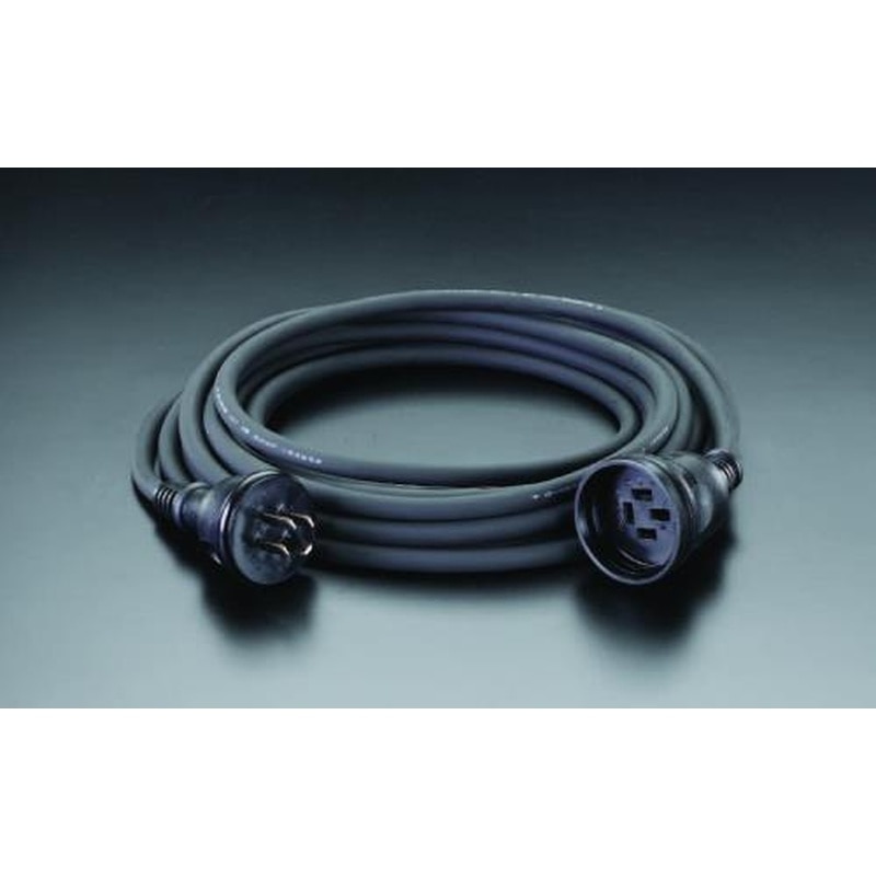 エスコ EA815GB-10 三相200V/20A/5m延長コード(防雨型) 1個（ご注文単位1個）【直送品】