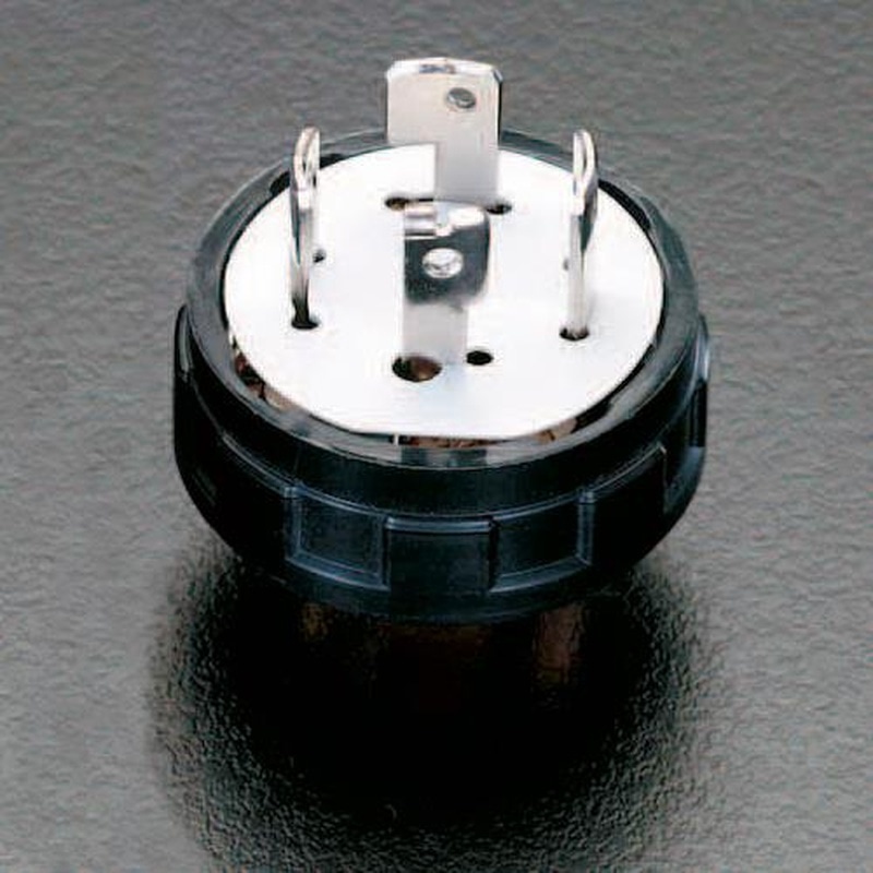 エスコ EA940BW-4 AC250V/20A引掛プラグ(接地3P) 1個(ご注文単位1個)【直送品】