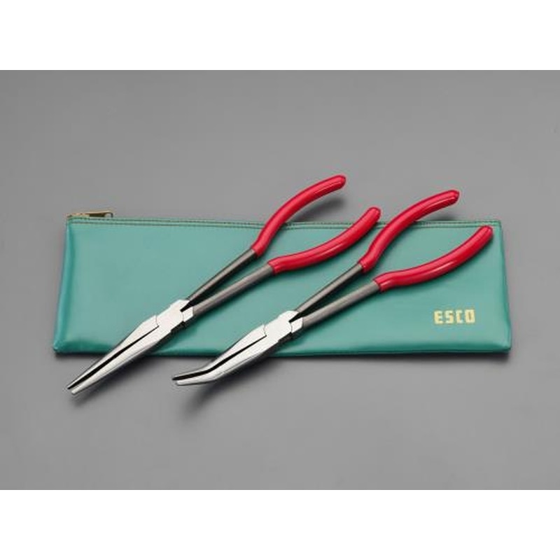 エスコ EA537FA-10 280mmロングノズルプライヤーセット 1個（ご注文単位1個）【直送品】