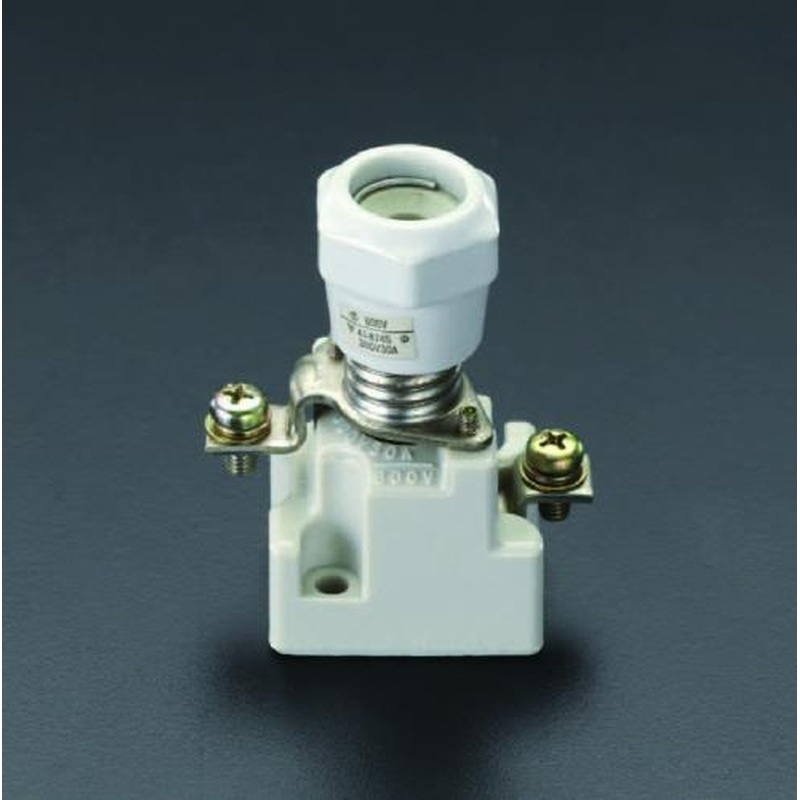 エスコ EA940DL-1 AC/DC600Vヒューズベース 1個(ご注文単位1個)【直送品】