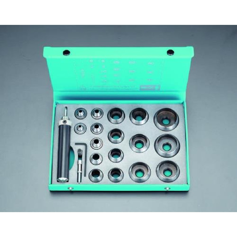 エスコ EA576FB 5-40mm/17個組革ポンチ 1個（ご注文単位1個）【直送品】