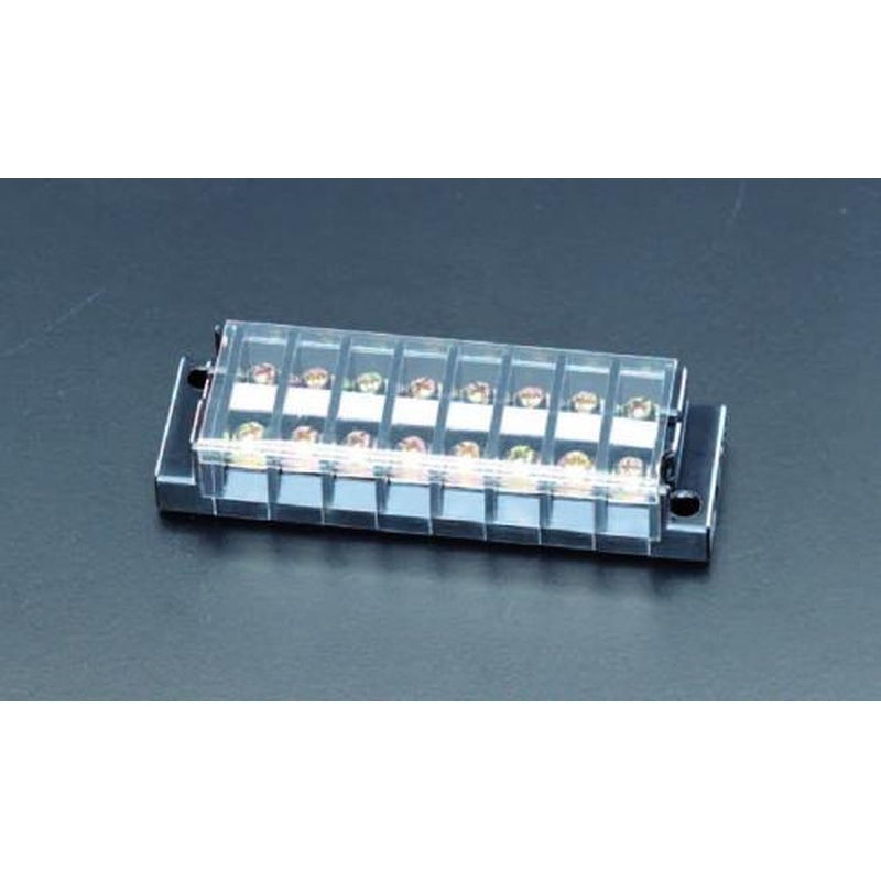 エスコ EA940DM-8 8極［250V/20A]組端子台 1個（ご注文単位1個）【直送品】