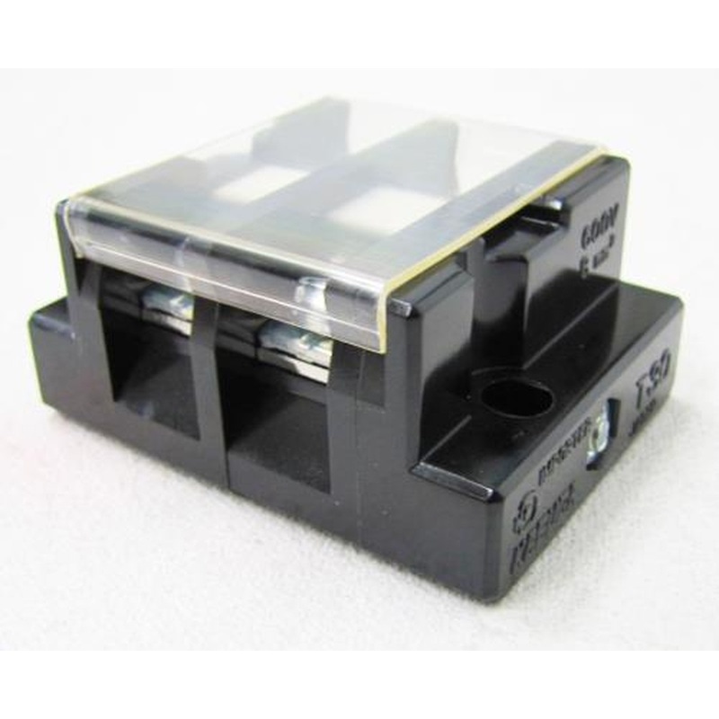 エスコ EA940DM-22 2極［600V/50A]組端子台 1個（ご注文単位1個）【直送品】