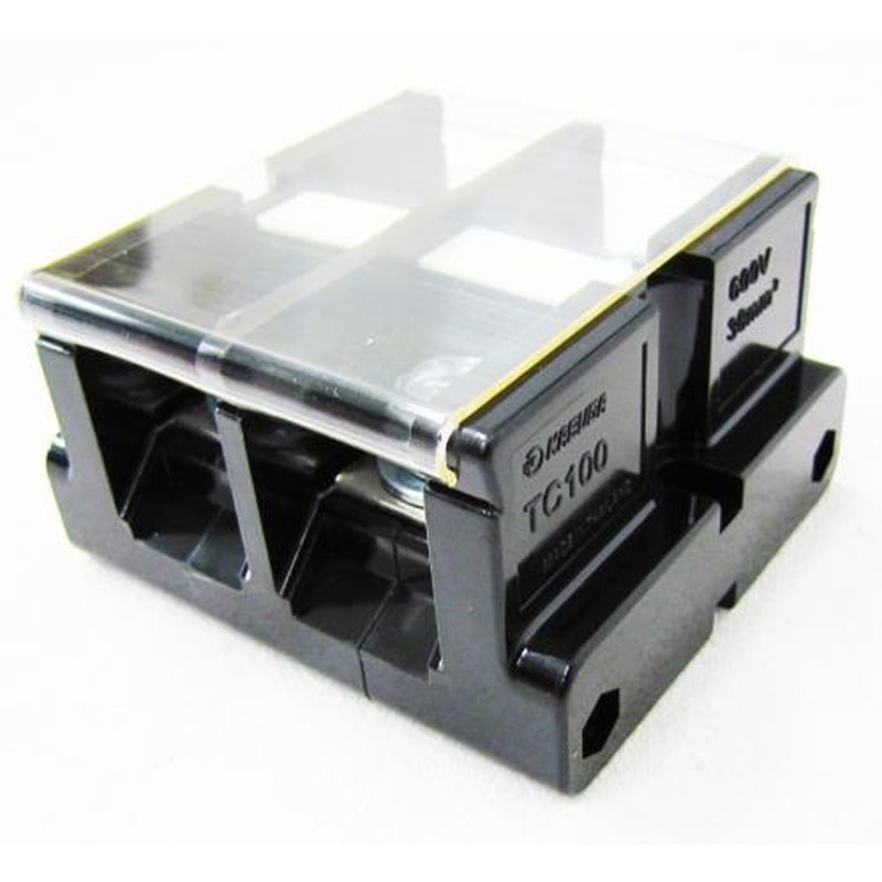 エスコ EA940DM-32 2極［600V/130A]組端子台 1個（ご注文単位1個）【直送品】