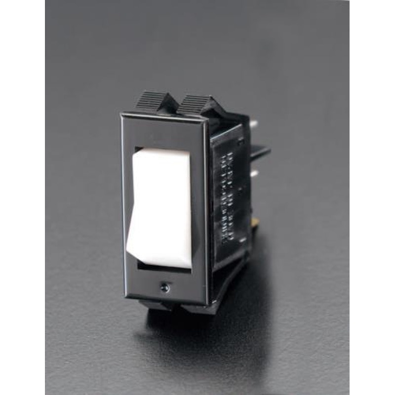 エスコ EA940DH-1 125V/15Aロッカースイッチ(白) 1個（ご注文単位1個）【直送品】