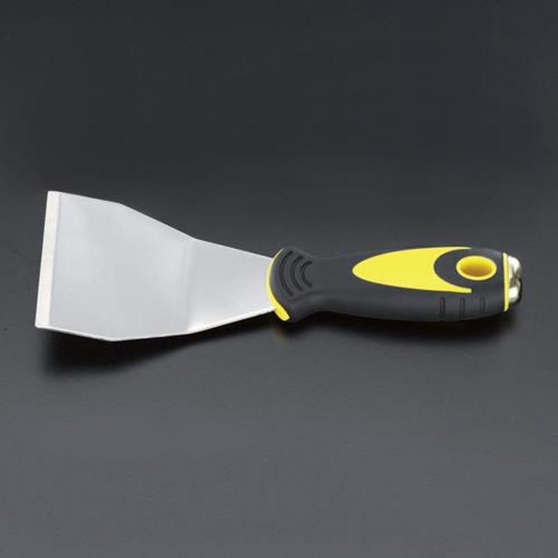 エスコ EA579AK-22 75x220mmスクレーパー(曲/ステンレス製) 1個(ご注文単位1個)【直送品】