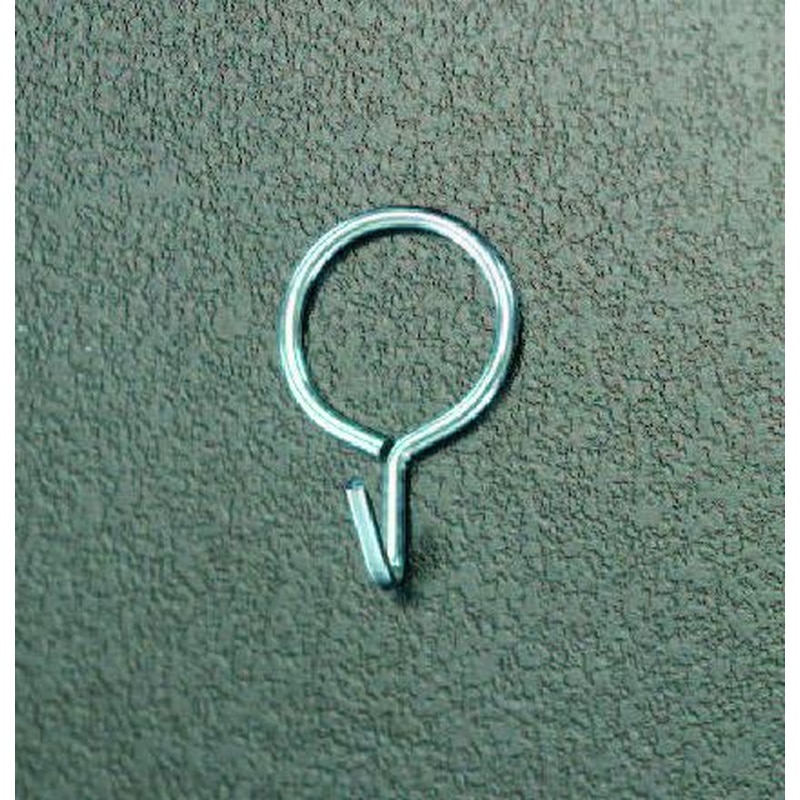 エスコ EA638DN-51 40mmパイプフック(クロームメッキ/10個) 1個（ご注文単位1個）【直送品】