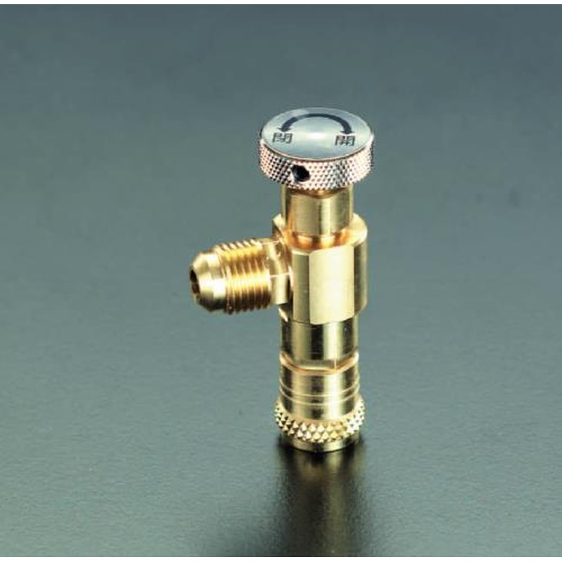 エスコ EA104AD-24 UNF7/16”-20(R22・R22・R502)ミニコントロールバルブ 1個（ご注文単位1個）【直送品】