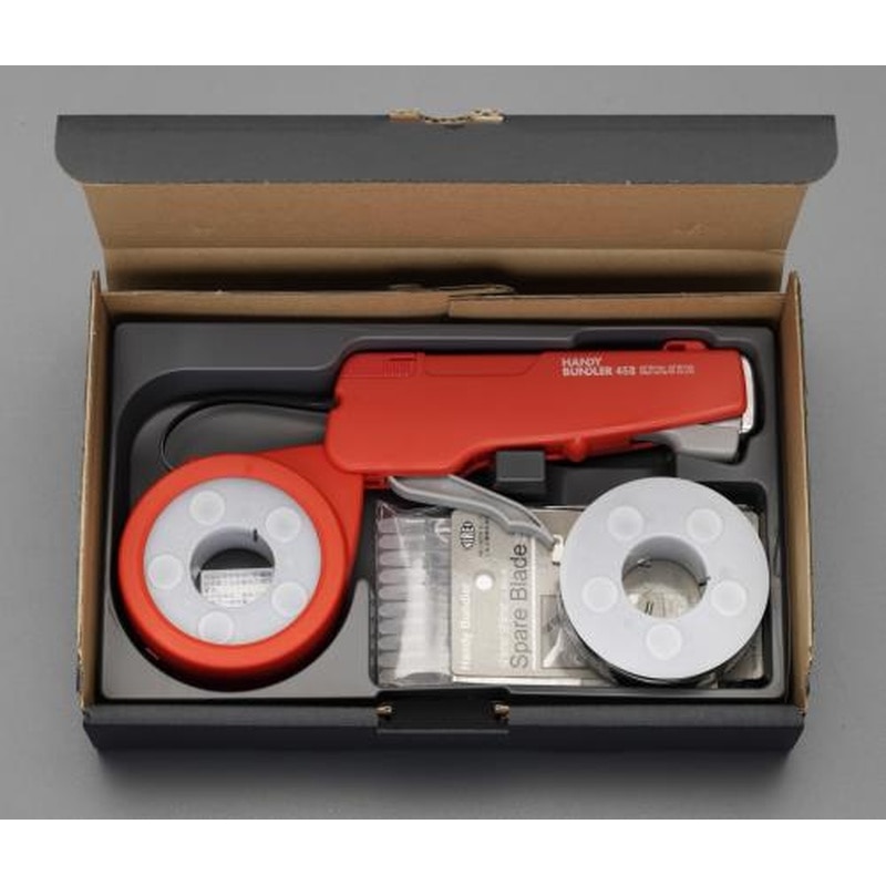 エスコ EA475SA-2 4.5mmx15m結束ツール(黒) 1個（ご注文単位1個）【直送品】