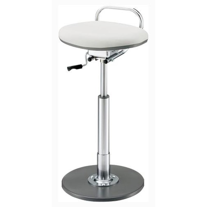 エスコ EA956XW-31 スタンドワークチェアー(クリーンルーム用) 1個（ご注文単位1個）【直送品】