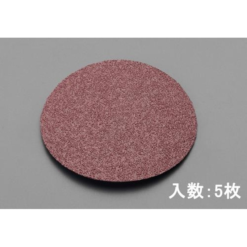 エスコ EA809ME-60 102mm/#60ディスクペーパー(5枚) 1個（ご注文単位1個）【直送品】
