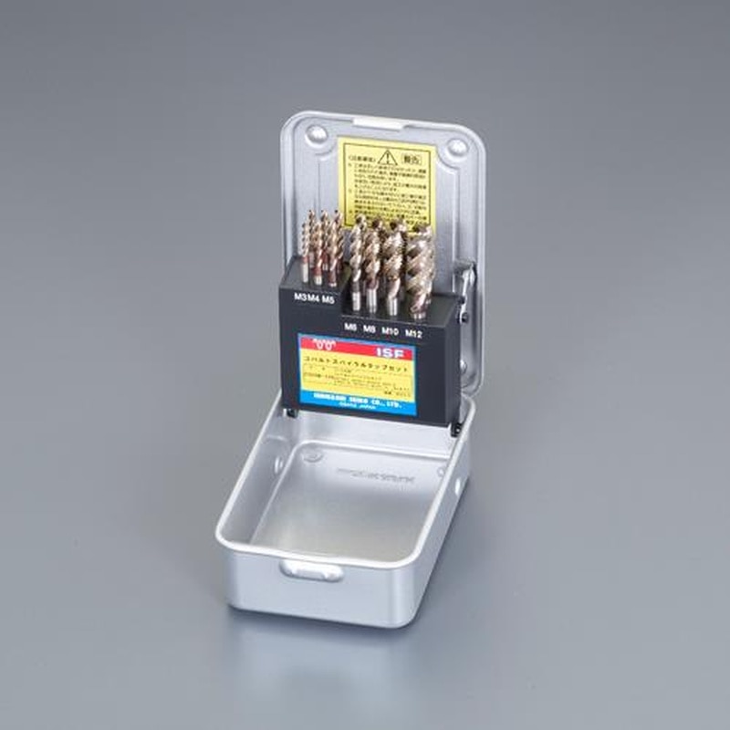 エスコ EA829DS-11 M3-M12スパイラルタップセット(COHSS) 1個（ご注文単位1個）【直送品】