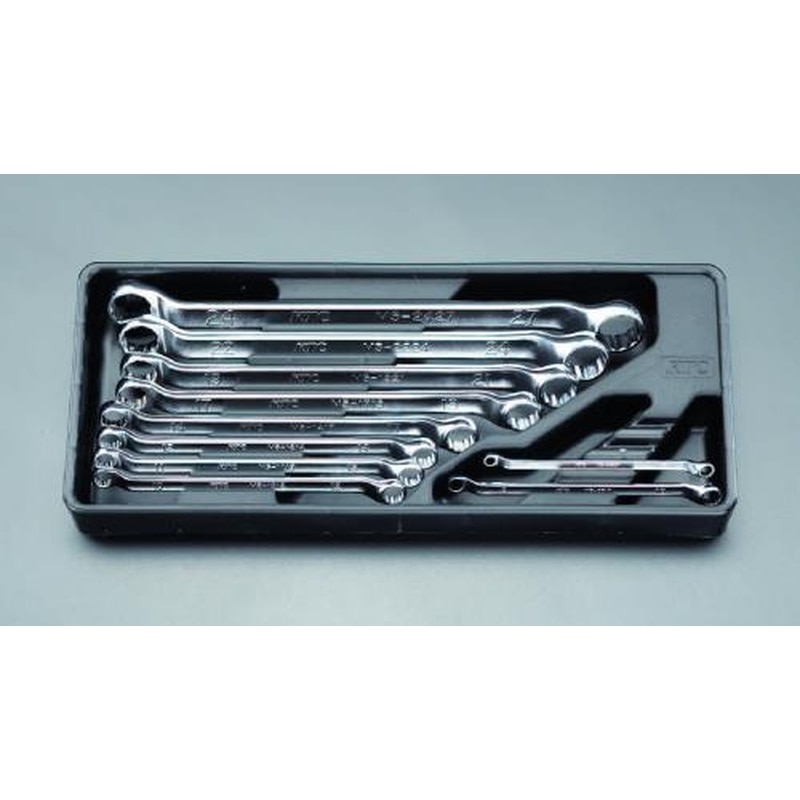 エスコ EA616BD-2 10本組/5.5-27mm両口めがねレンチ 1個（ご注文単位1個）【直送品】