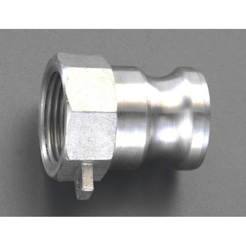 エスコ EA462DS-25 G2・1/2”雌ねじプラグ(ステンレス製) 1個（ご注文単位1個）【直送品】