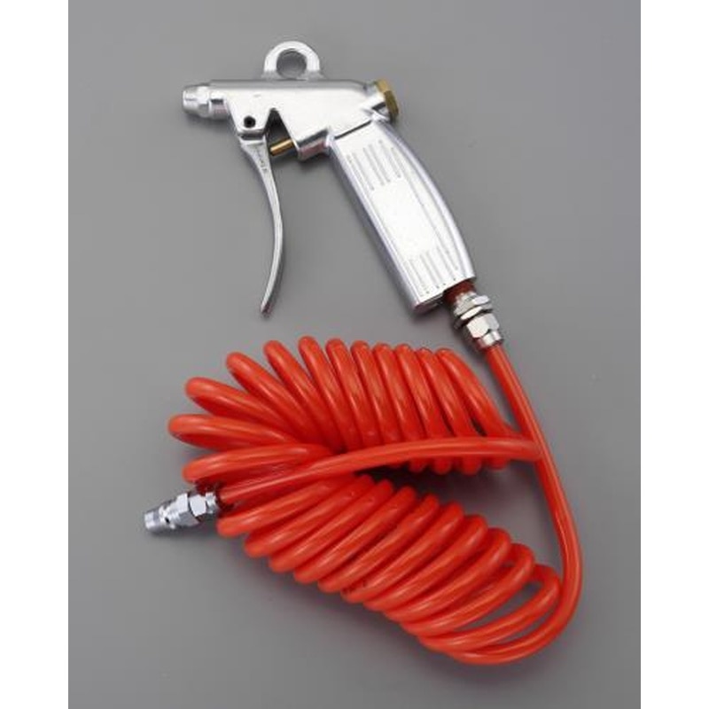 エスコ EA123AB-113 エアーブローガン(ウレタンホース付・静音ノズル) 1個(ご注文単位1個)【直送品】