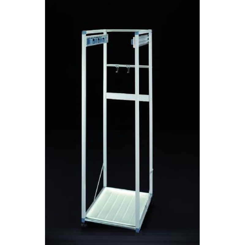 エスコ EA928AB-90A 465x485x1365mmモップハンガー(6本掛) 1個（ご注文単位1個）【直送品】