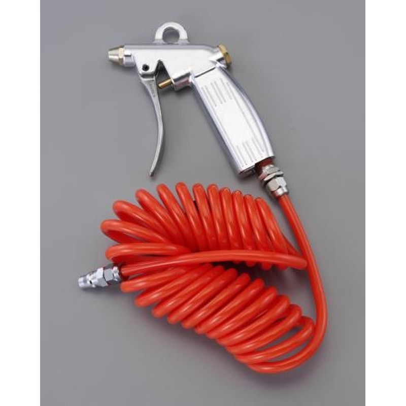 エスコ EA123AB-111 2.0mm穴エアーブローガン(ウレタンホース付) 1個(ご注文単位1個)【直送品】