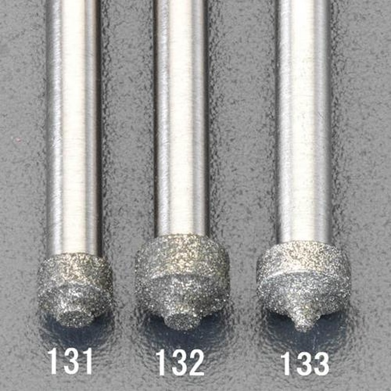 エスコ EA819DJ-132 5.0x4.0x50mm/R1.5CBNバー(3mm軸) 1個（ご注文単位1個）【直送品】