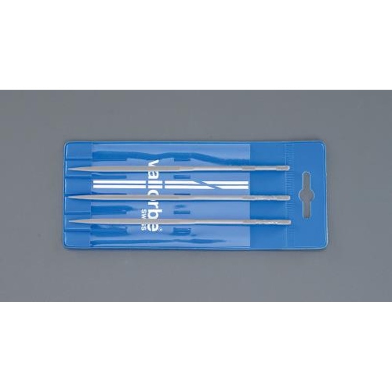 エスコ EA521VL-5 140mm精密やすり(楕円・3本組/粗・中・細目) 1個（ご注文単位1個）【直送品】